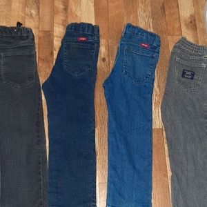 4 pair of boys jeans sz 4 and 5t